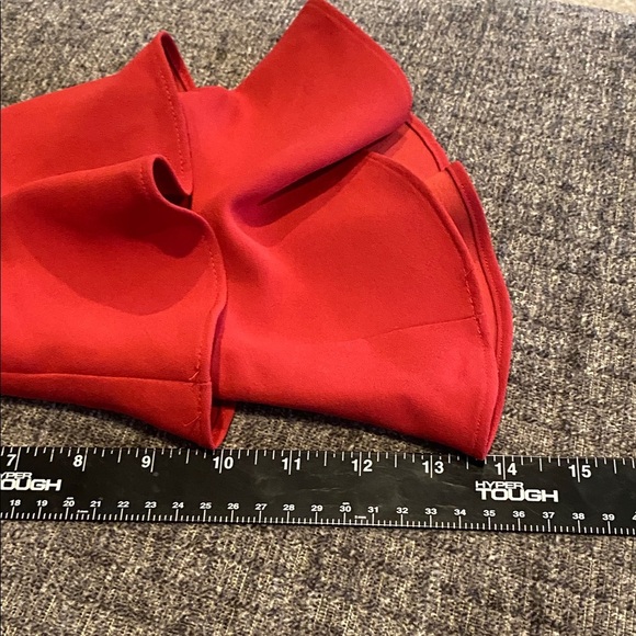 J. Crew Elegant Red Ruffle Sleeve Top. Size 0. - Picture 14 of 16